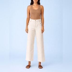 Juicy Couture Womens White Wild Leg